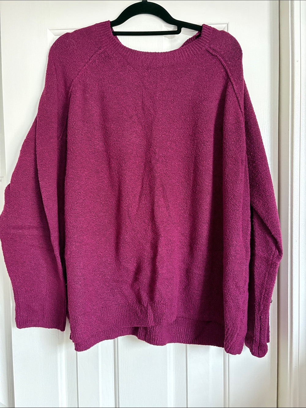 Sonoma Women's Magenta Crewneck Sweater